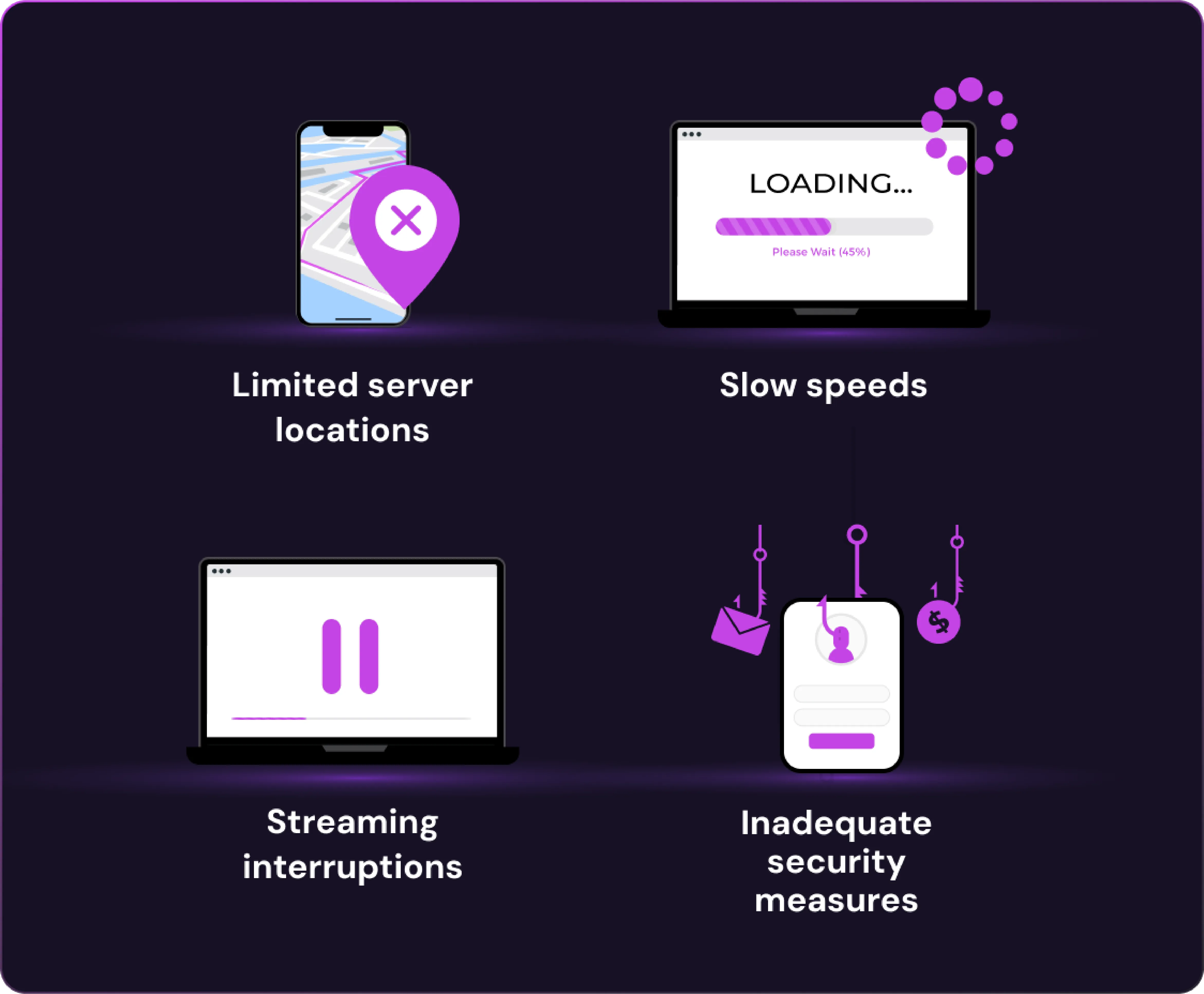 Drawbacks of using a free VPN to watch NBA games.